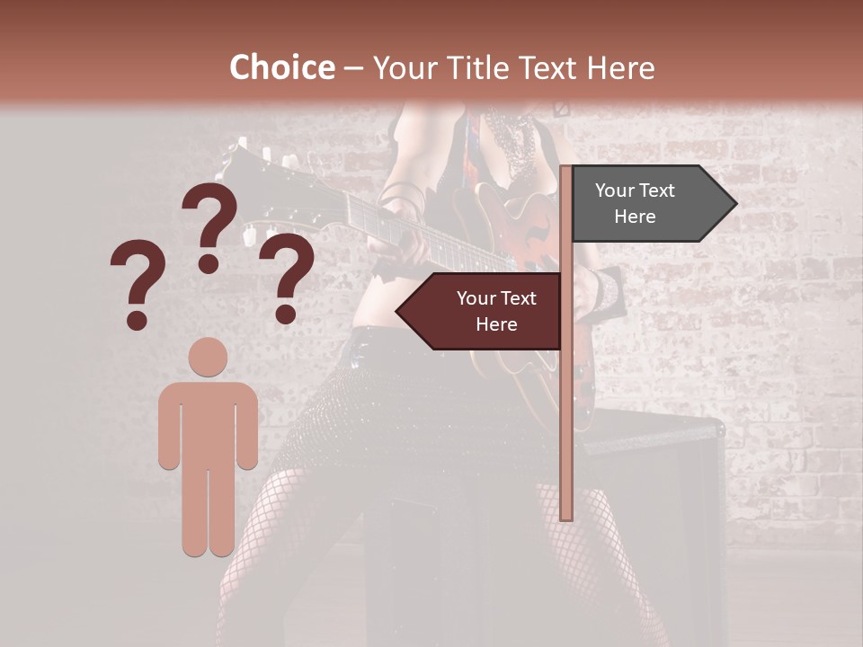 Female Punk Rock PowerPoint Template