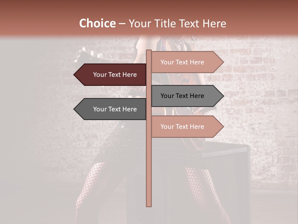 Female Punk Rock PowerPoint Template