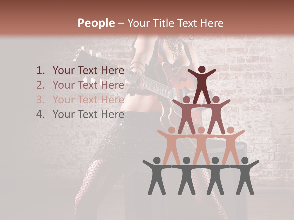 Female Punk Rock PowerPoint Template