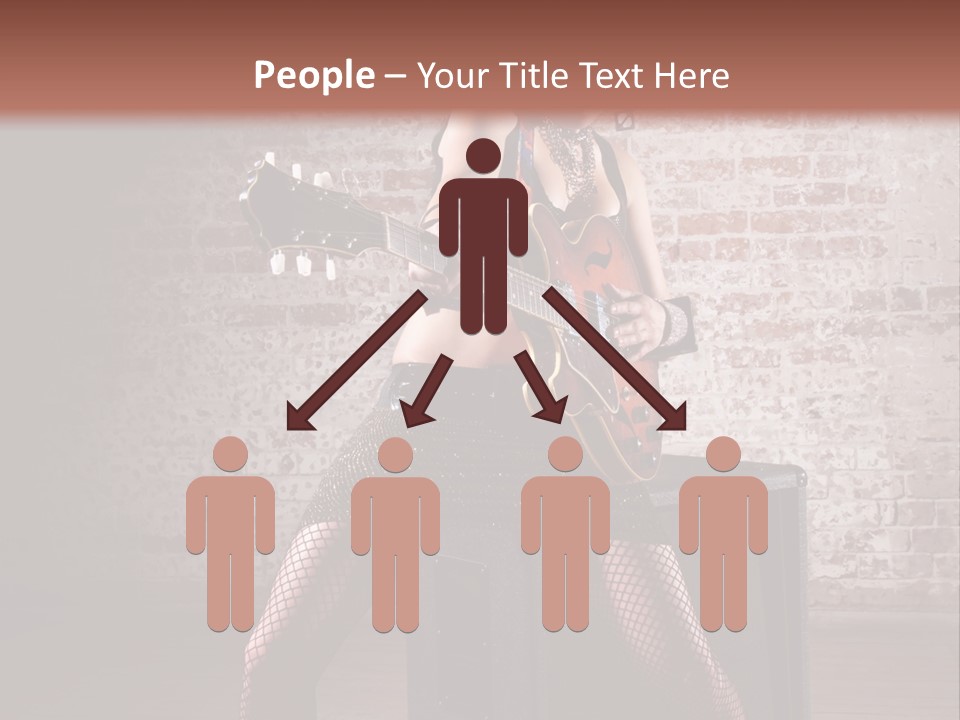 Female Punk Rock PowerPoint Template