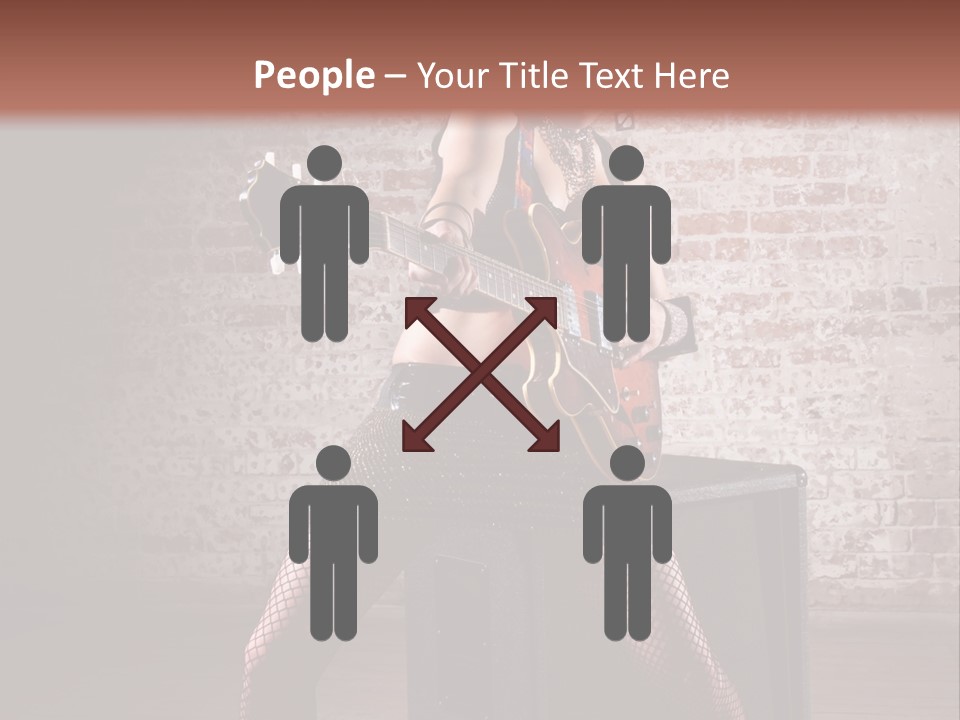 Female Punk Rock PowerPoint Template