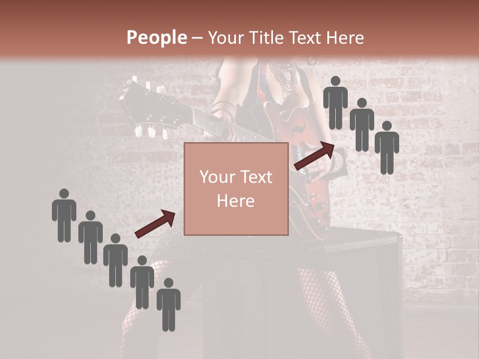 Female Punk Rock PowerPoint Template