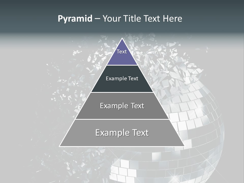 Exploding Disco Ball PowerPoint Template