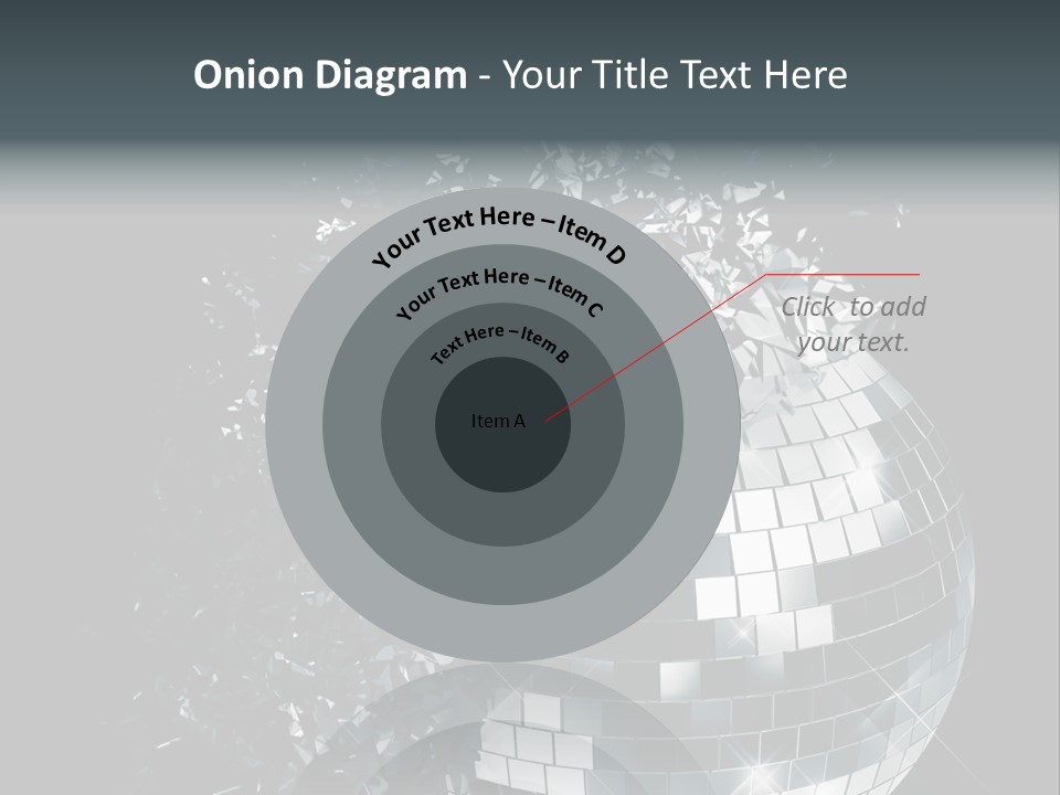 Exploding Disco Ball PowerPoint Template