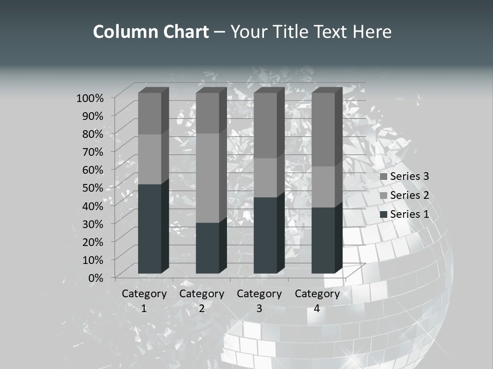 Exploding Disco Ball PowerPoint Template