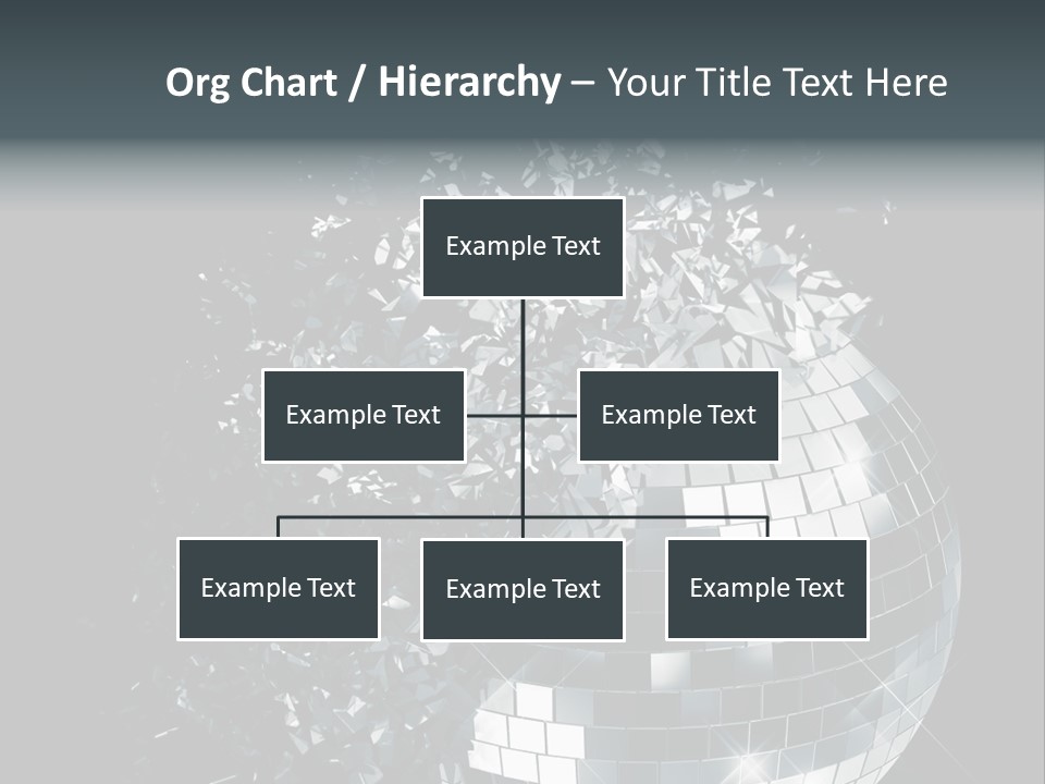 Exploding Disco Ball PowerPoint Template