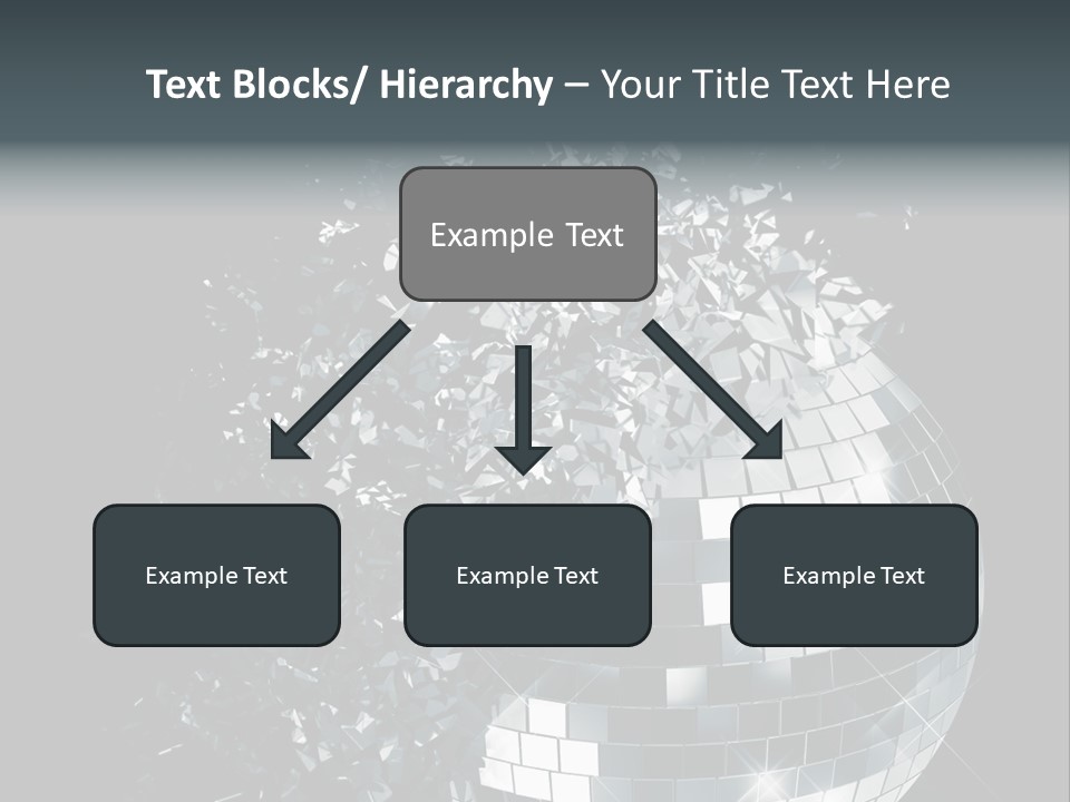 Exploding Disco Ball PowerPoint Template