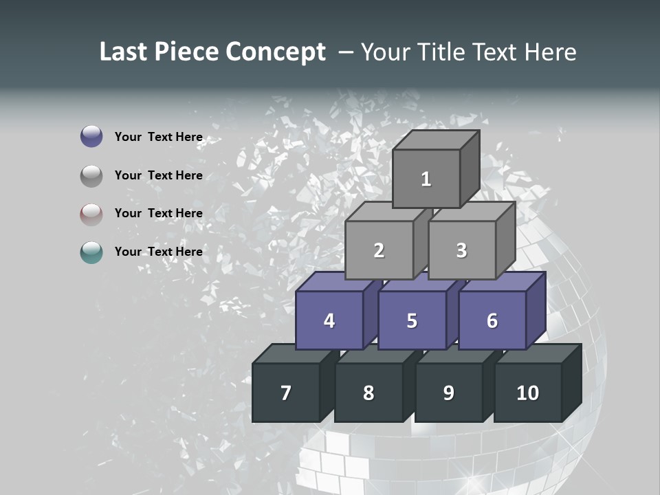 Exploding Disco Ball PowerPoint Template