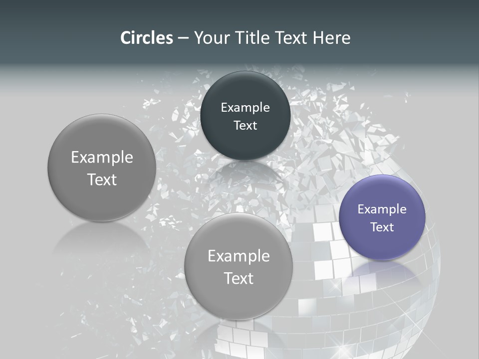 Exploding Disco Ball PowerPoint Template