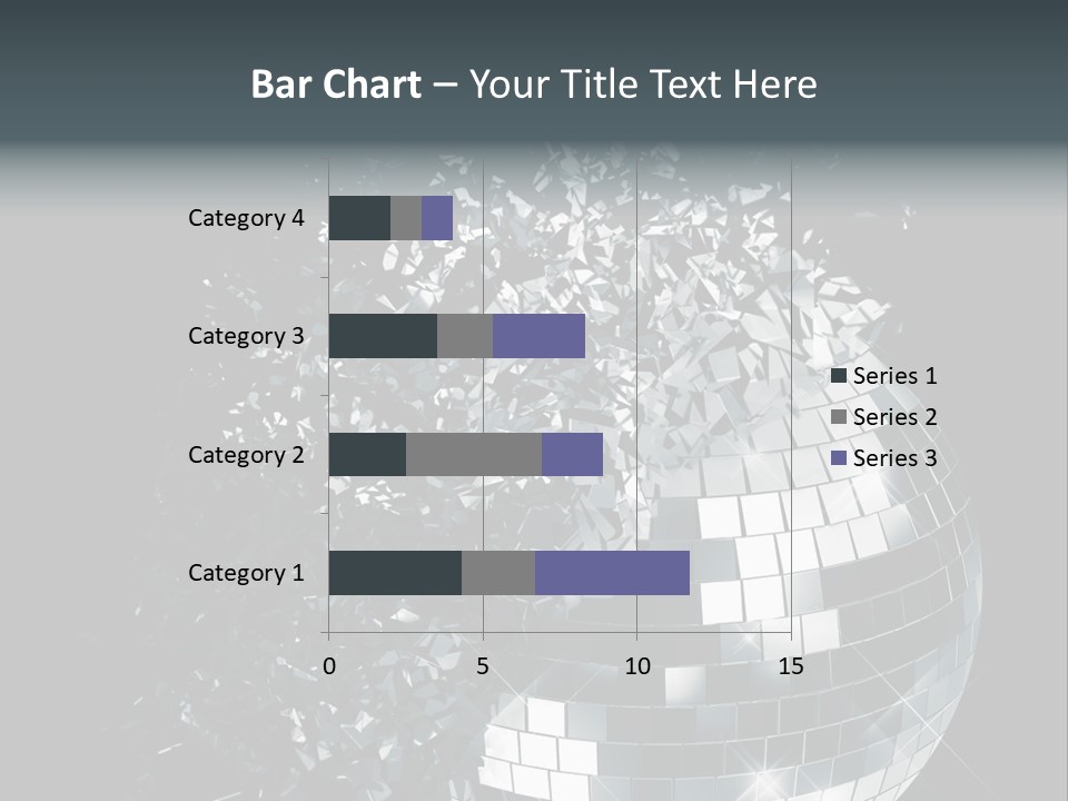 Exploding Disco Ball PowerPoint Template
