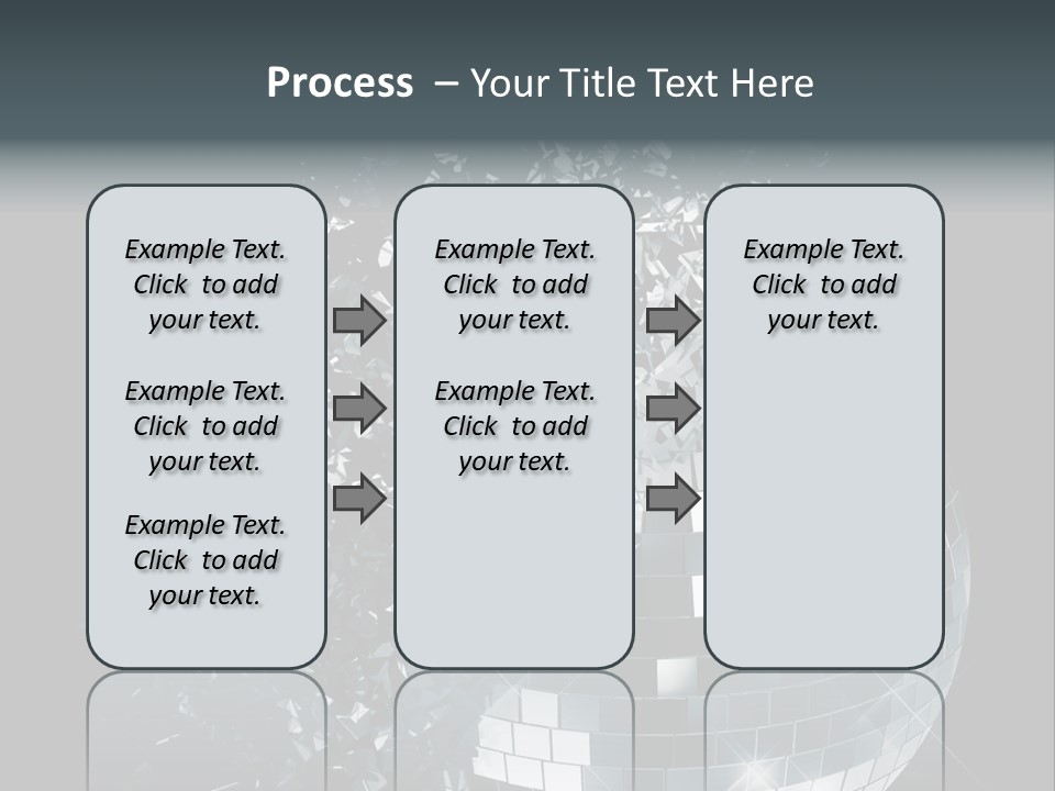 Exploding Disco Ball PowerPoint Template