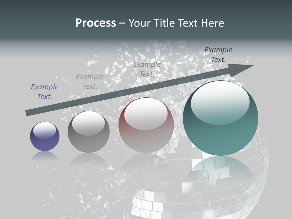 Exploding Disco Ball PowerPoint Template