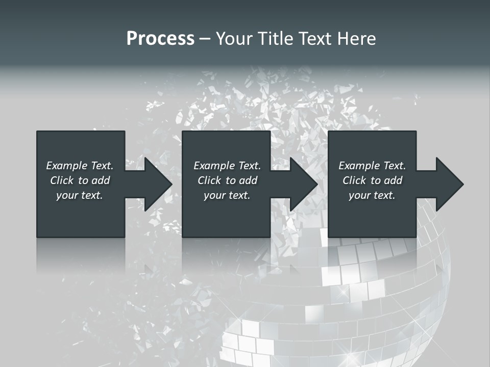 Exploding Disco Ball PowerPoint Template