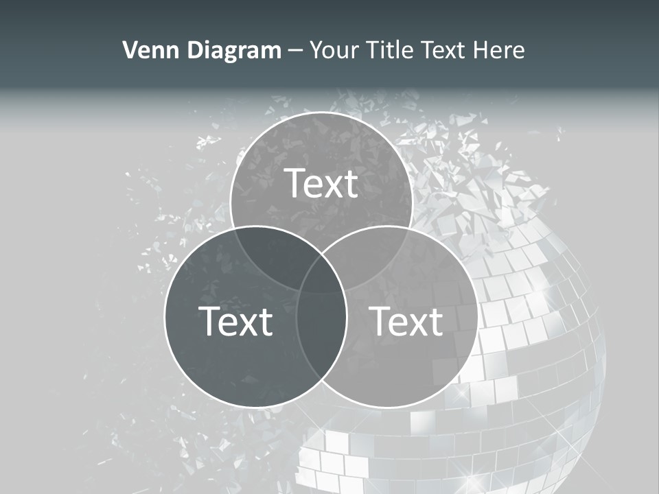 Exploding Disco Ball PowerPoint Template