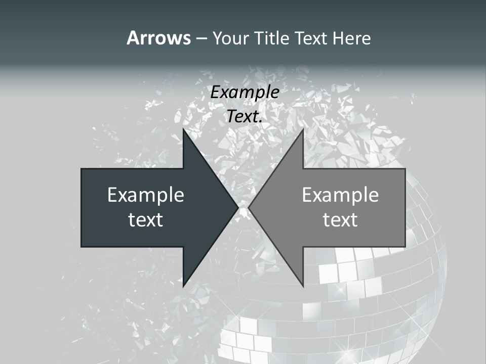 Exploding Disco Ball PowerPoint Template