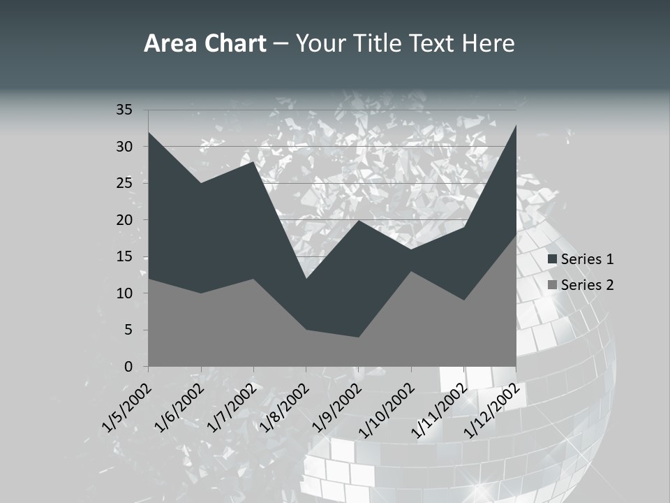 Exploding Disco Ball PowerPoint Template