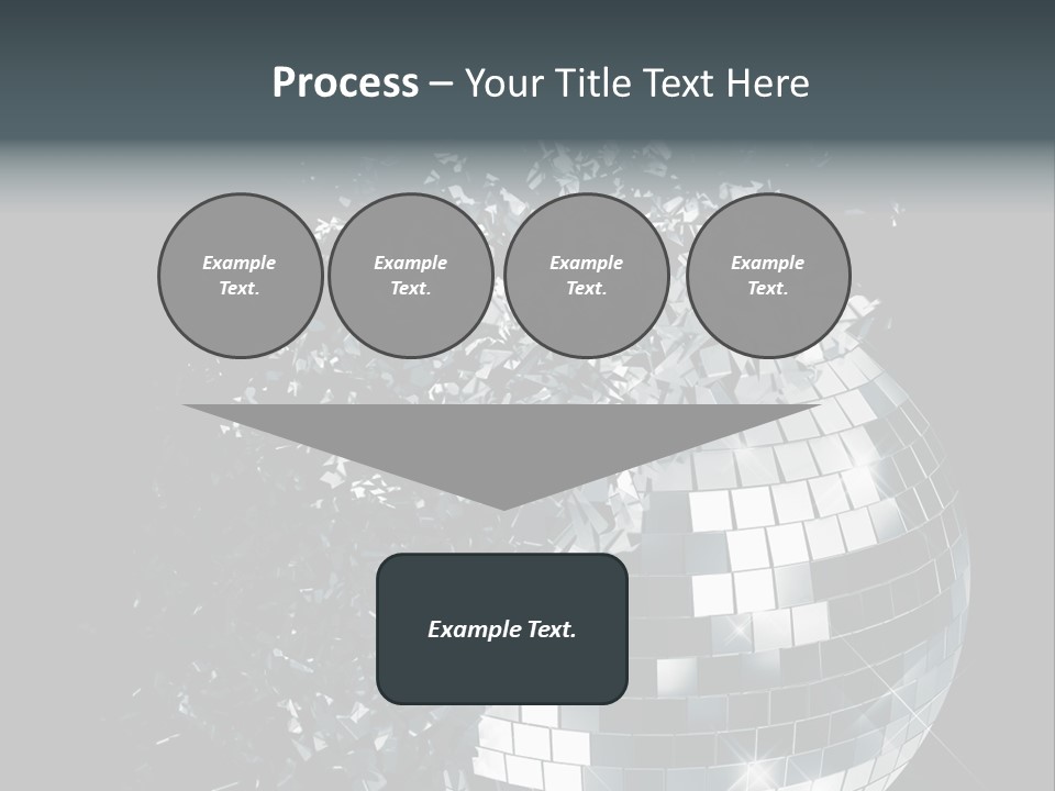 Exploding Disco Ball PowerPoint Template