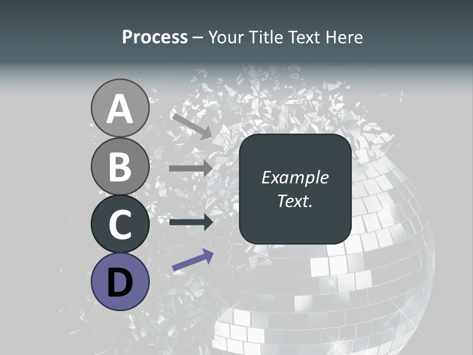 Exploding Disco Ball PowerPoint Template