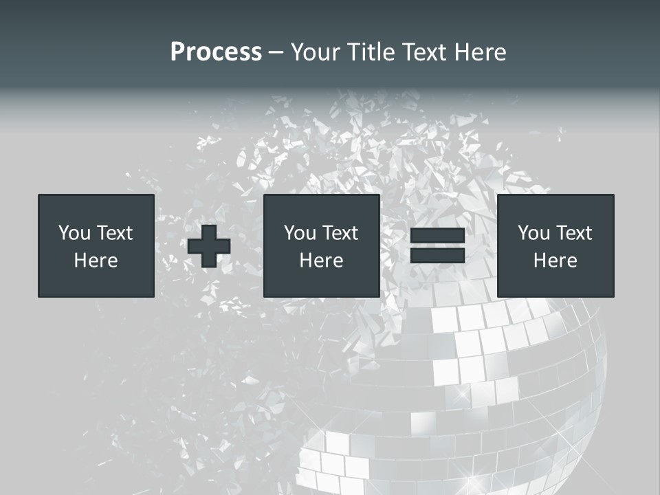 Exploding Disco Ball PowerPoint Template