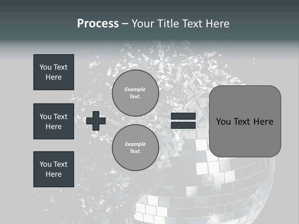 Exploding Disco Ball PowerPoint Template