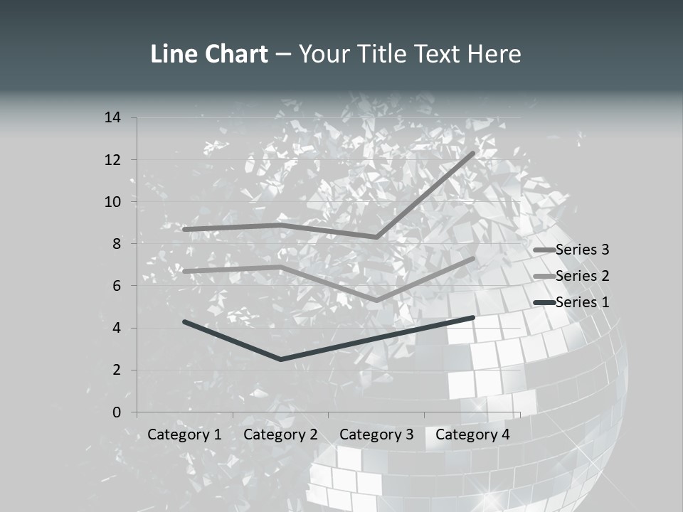 Exploding Disco Ball PowerPoint Template
