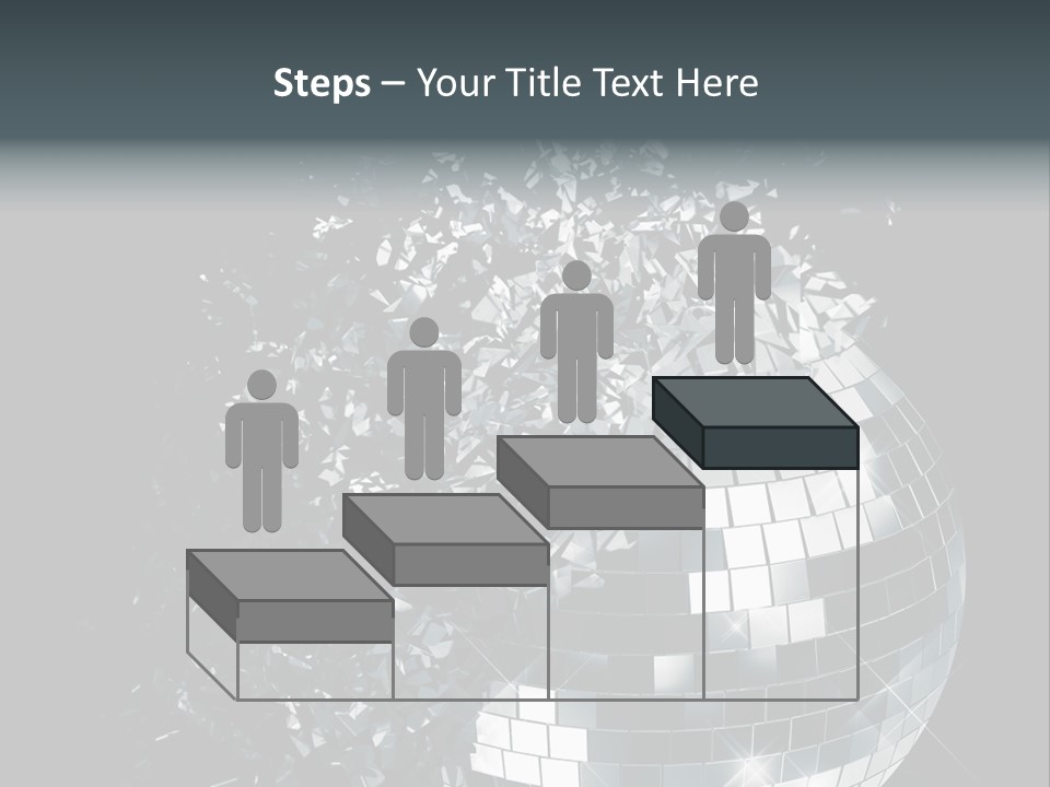 Exploding Disco Ball PowerPoint Template