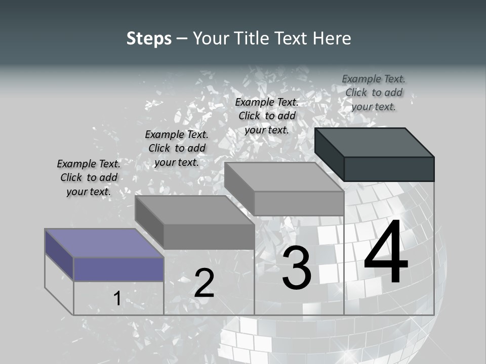 Exploding Disco Ball PowerPoint Template