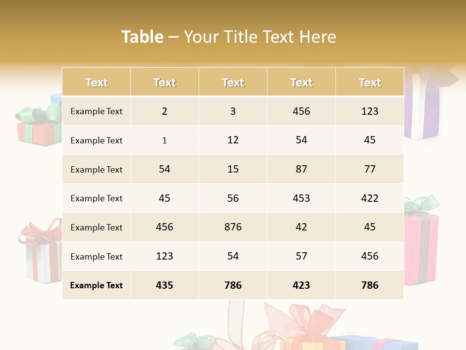 Ribbon Blue Closeup PowerPoint Template