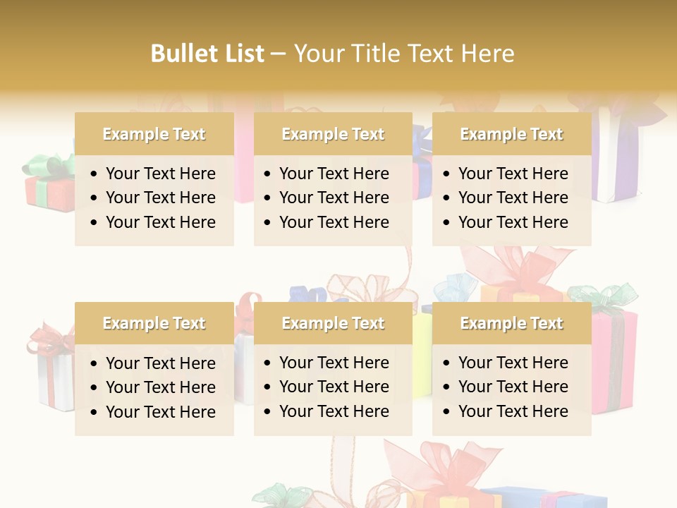 Ribbon Blue Closeup PowerPoint Template