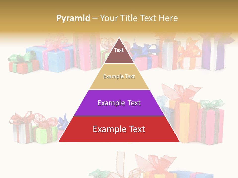 Ribbon Blue Closeup PowerPoint Template