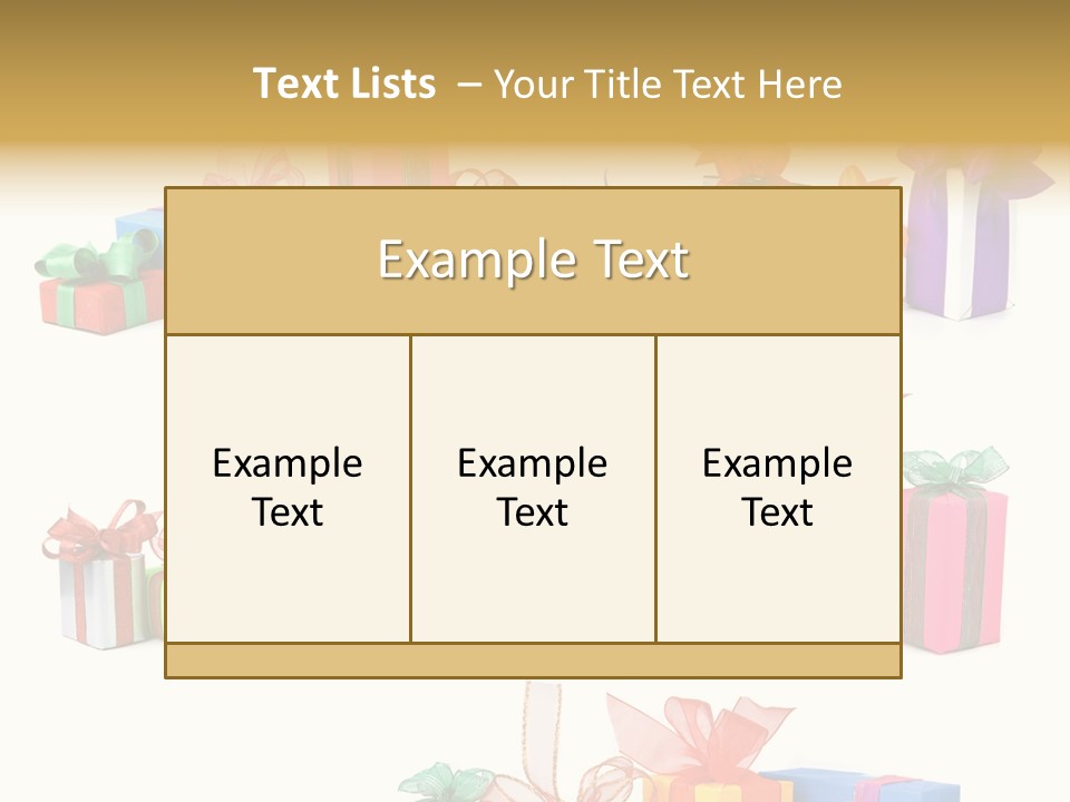 Ribbon Blue Closeup PowerPoint Template
