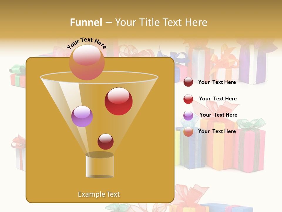 Ribbon Blue Closeup PowerPoint Template