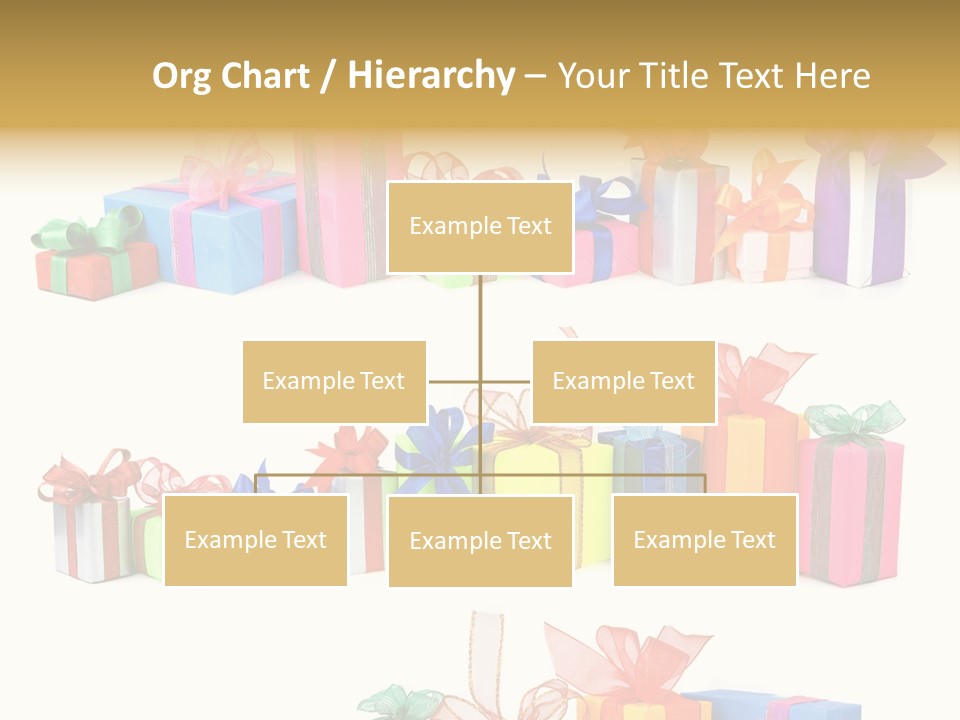 Ribbon Blue Closeup PowerPoint Template