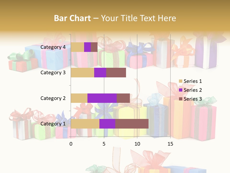 Ribbon Blue Closeup PowerPoint Template