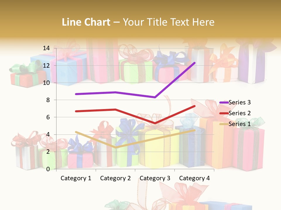 Ribbon Blue Closeup PowerPoint Template