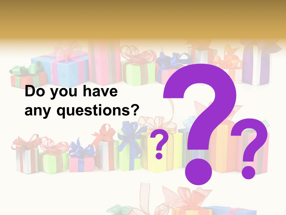 Ribbon Blue Closeup PowerPoint Template