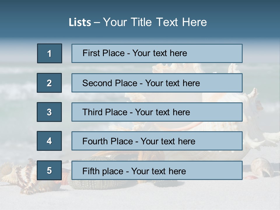 Beach Shell PowerPoint Template
