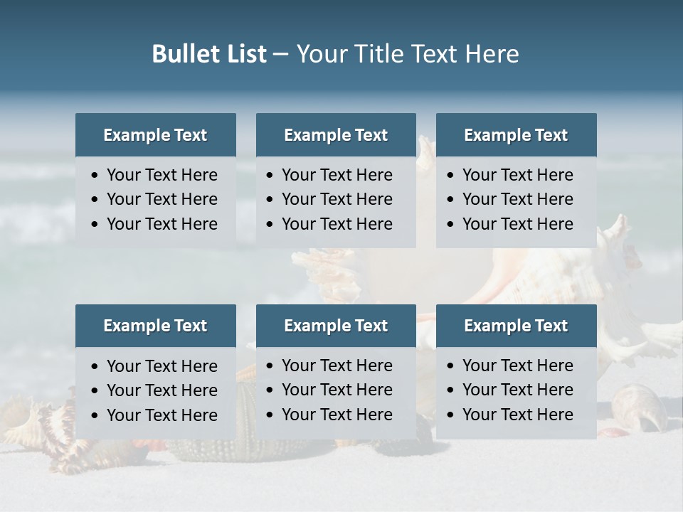 Beach Shell PowerPoint Template