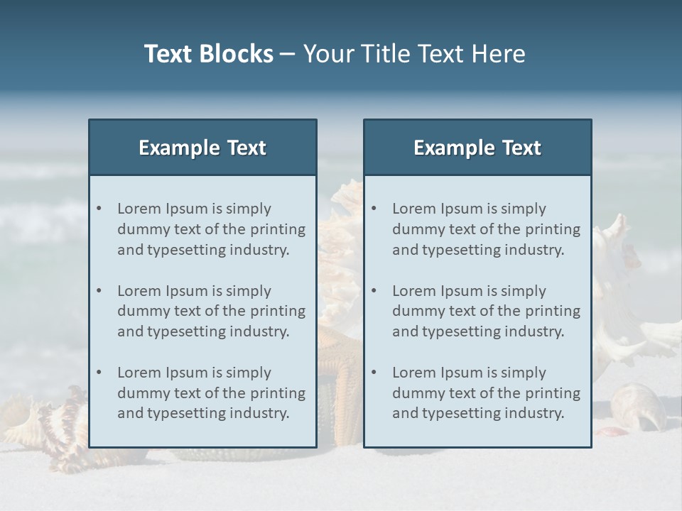 Beach Shell PowerPoint Template