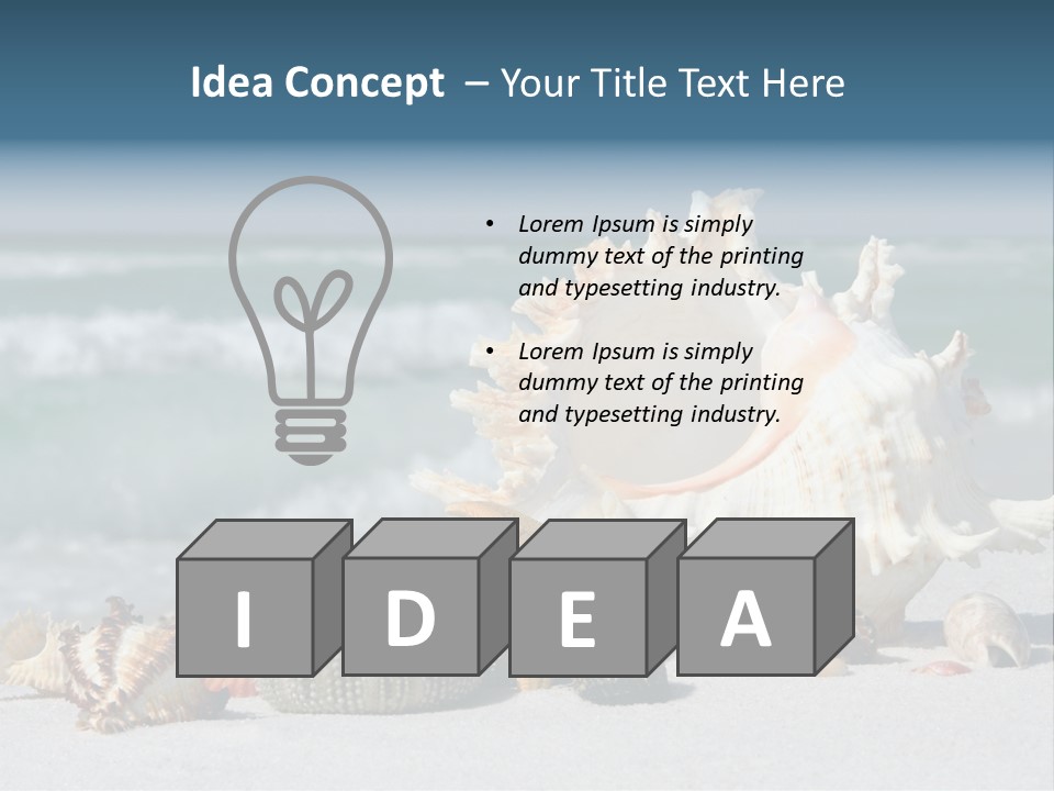 Beach Shell PowerPoint Template