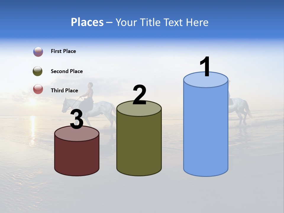 Horseback Riding In Costa Rica PowerPoint Template