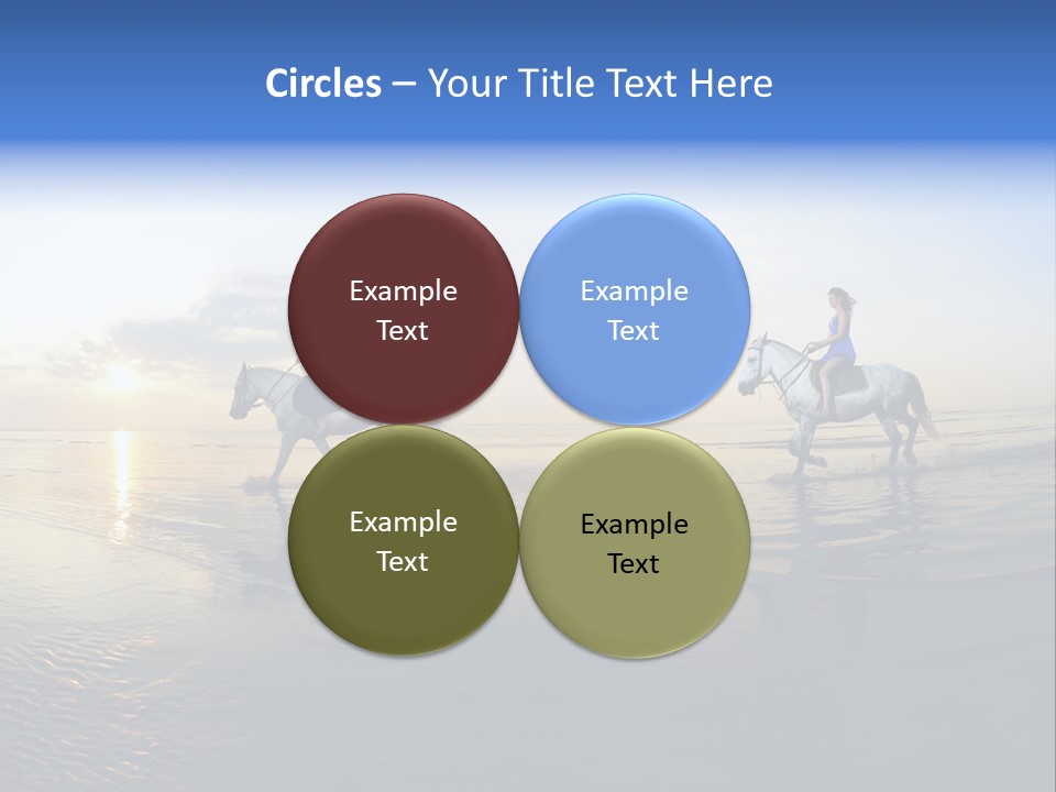 Horseback Riding In Costa Rica PowerPoint Template