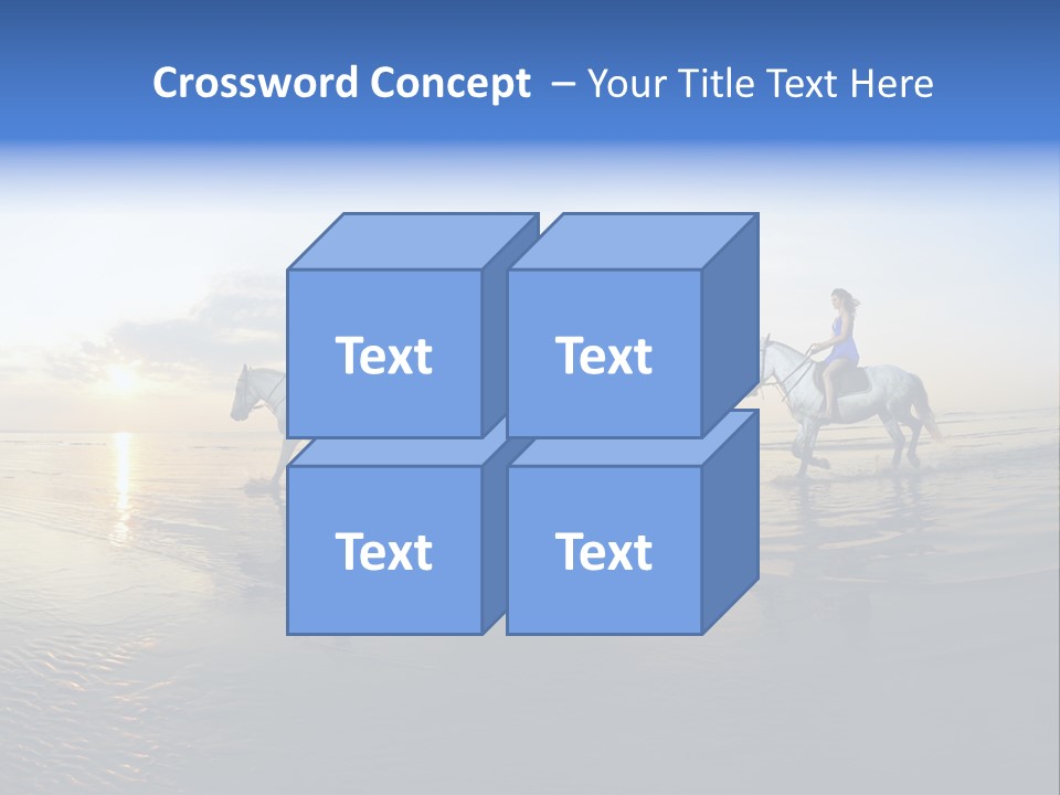 Horseback Riding In Costa Rica PowerPoint Template