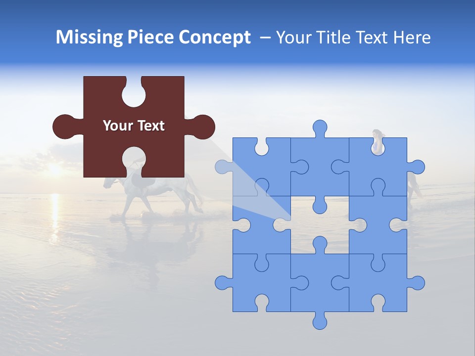 Horseback Riding In Costa Rica PowerPoint Template