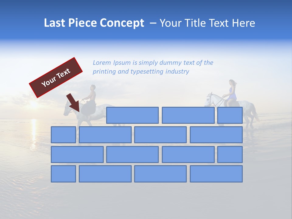 Horseback Riding In Costa Rica PowerPoint Template