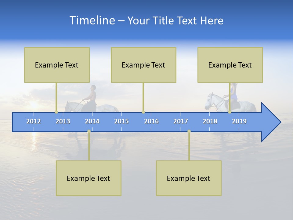 Horseback Riding In Costa Rica PowerPoint Template