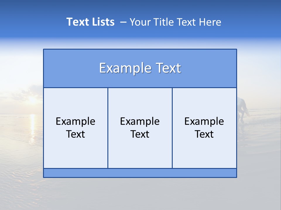 Horseback Riding In Costa Rica PowerPoint Template