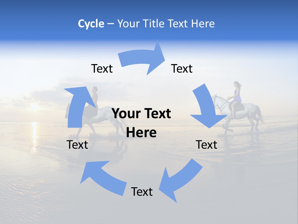 Horseback Riding In Costa Rica PowerPoint Template