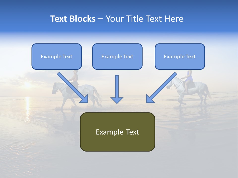 Horseback Riding In Costa Rica PowerPoint Template