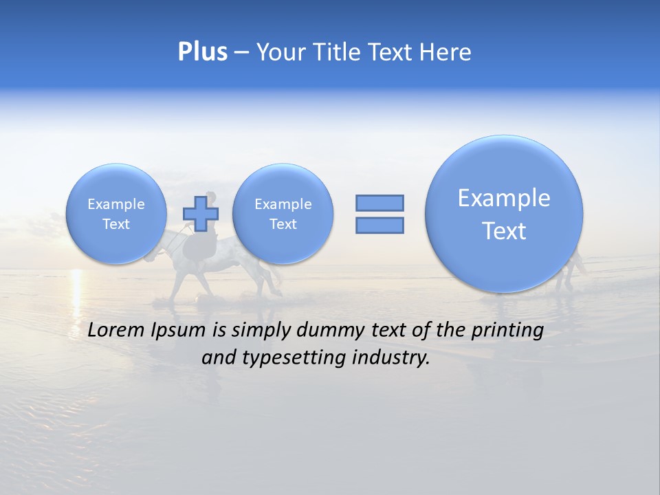 Horseback Riding In Costa Rica PowerPoint Template